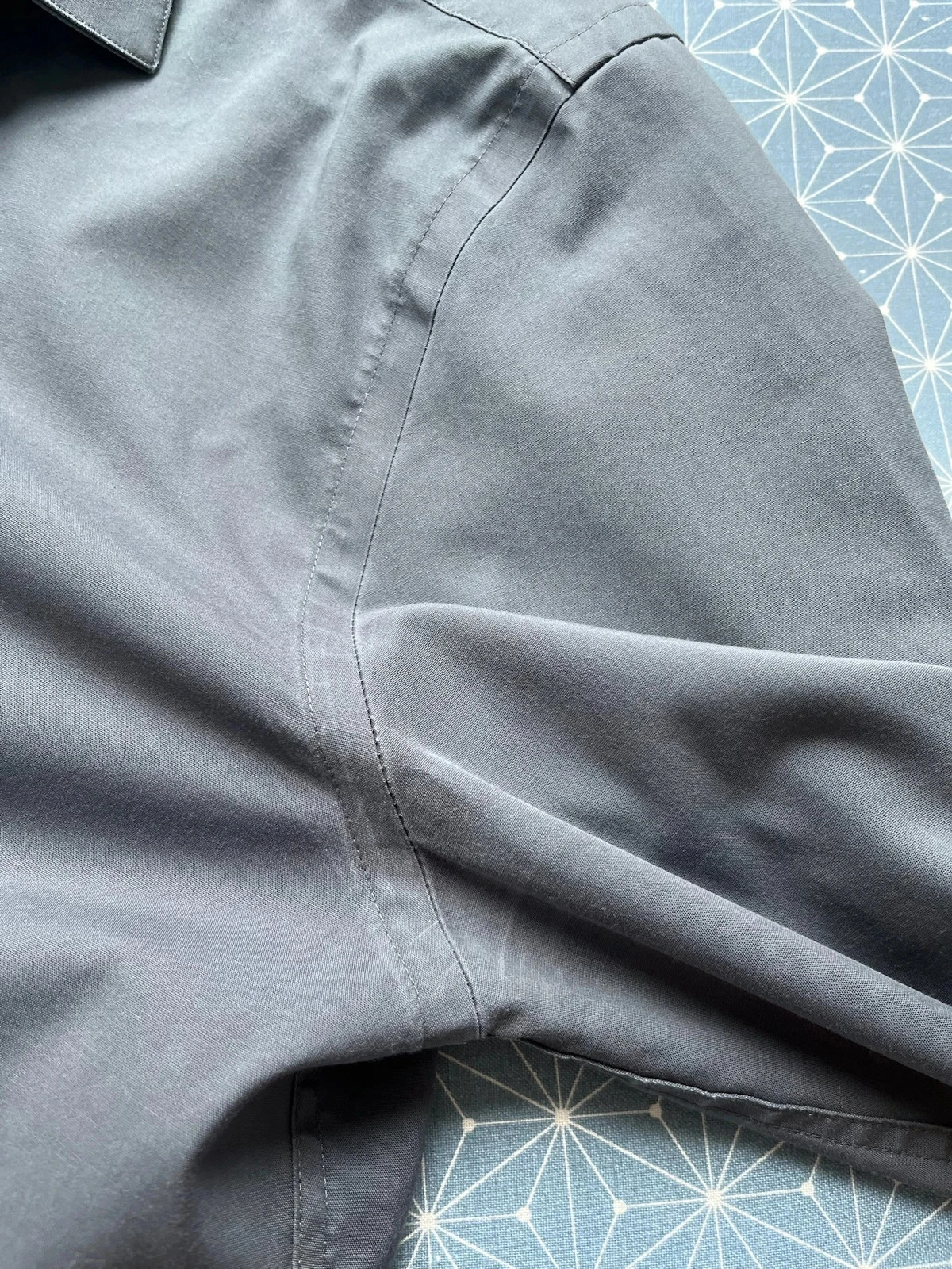 Men's gray Calvin Klein shirt size 39 satisfactory condition – photo 5